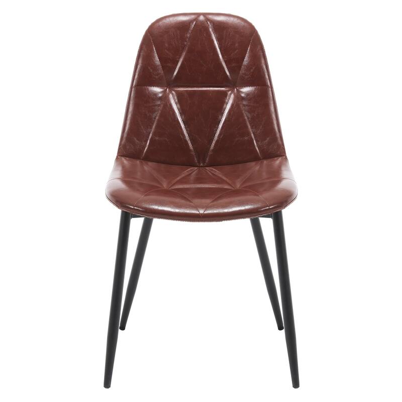 Dining Chairs Set of 4 with Metal Legs and High Back