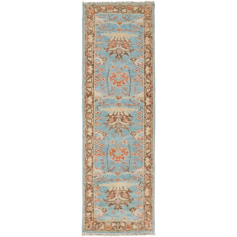 Grand Bazaar Bennet Hand Knotted Oriental Traditional Area Rug