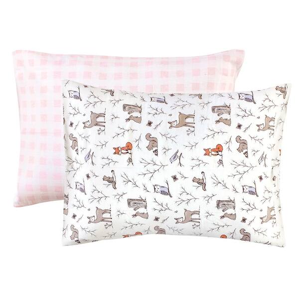 slide 1 of 1, Hudson Baby Infant Girl Cotton Toddler Pillow Case, Enchanted Forest, One Size - Enchanted Forest Enchanted Forest - One Size