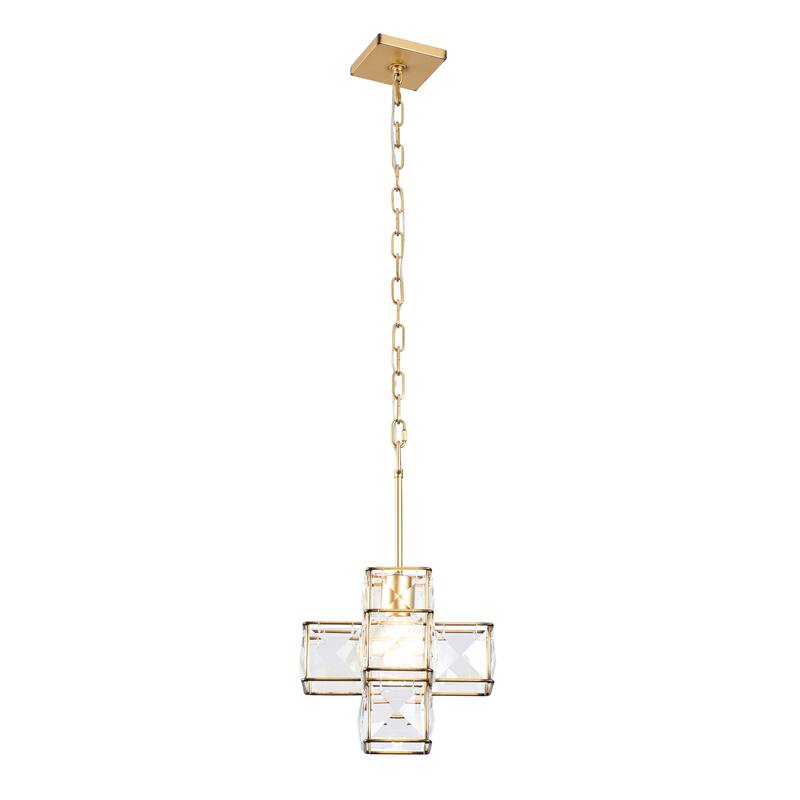 Varaluz Cubic 1-Light Pendant - Calypso Gold