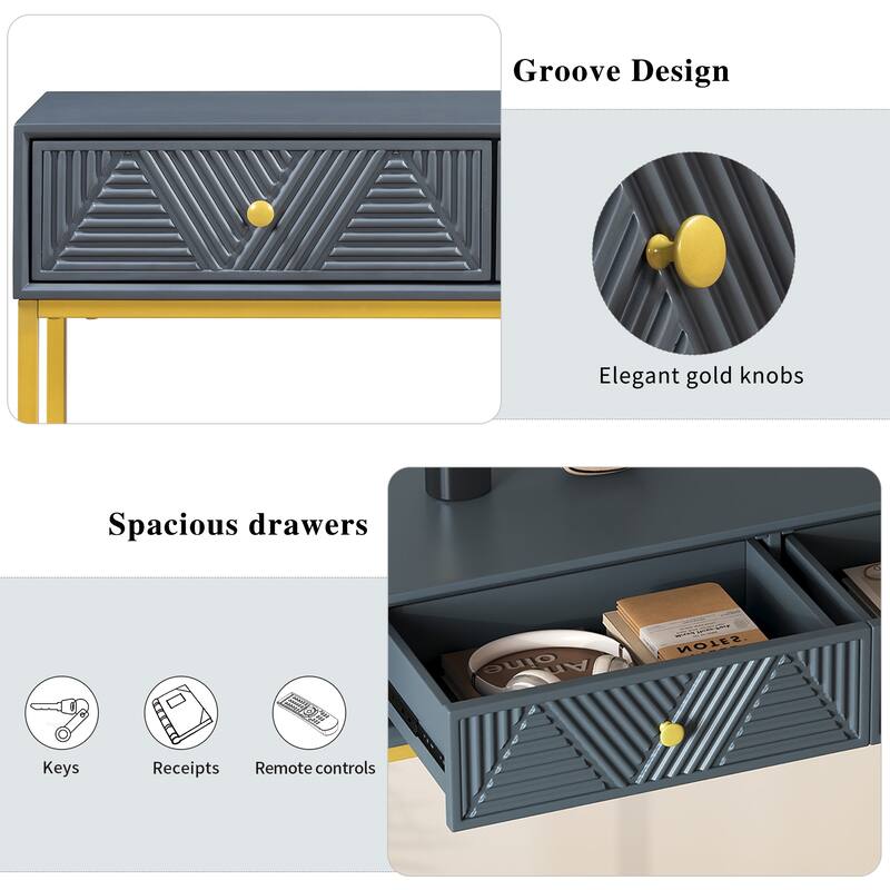 Grey Accent Table Entryway Table Sofa Table Cocktail Table