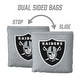 preview thumbnail 4 of 3, Las Vegas Raiders NFL Dual Sided Pro Stop & Slide Cornhole Bags