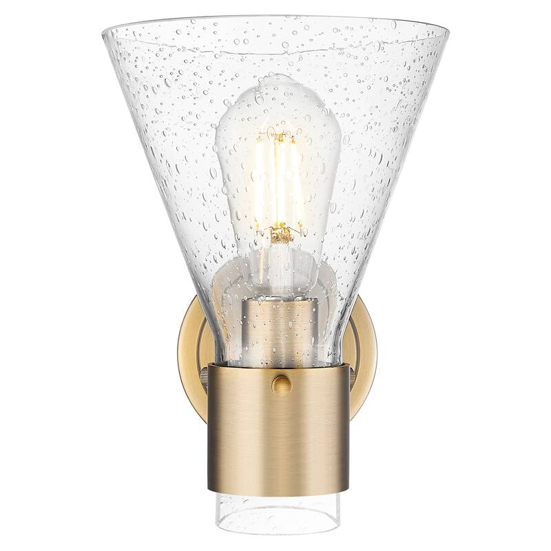 Innovations Lighting 464-1W-G464C-7SDY Lawton Cone 9" Tall Bathroom