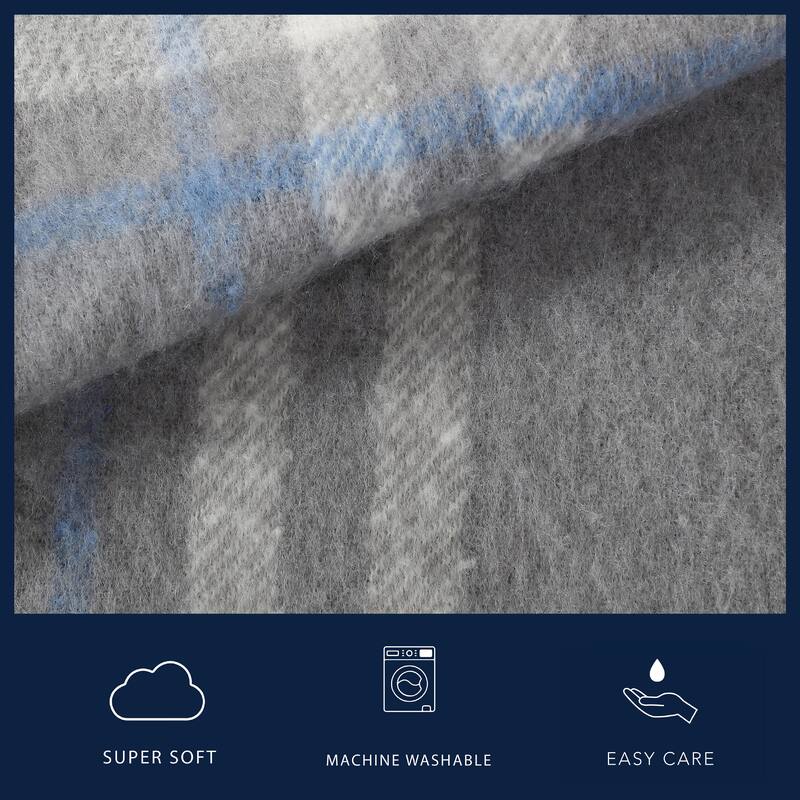 Nautica Ryan Cove Plaid Decorative Throw Pillow