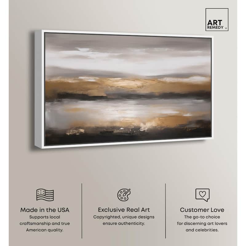 Dust and Gold Canvas by Art Remedy