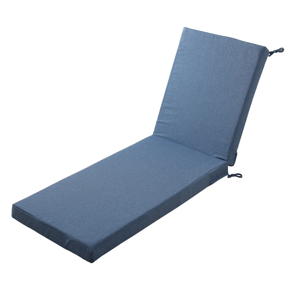 Meyreso 22.4 in W x 71.9 in L x 3.5 in Thickness Outdoor Chaise Lounge Replacement Cushion