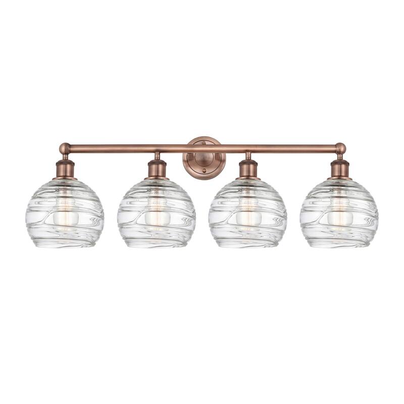 Innovations Lighting Athens Deco Swirl - 4 Light 35" Bath Vanity Light
