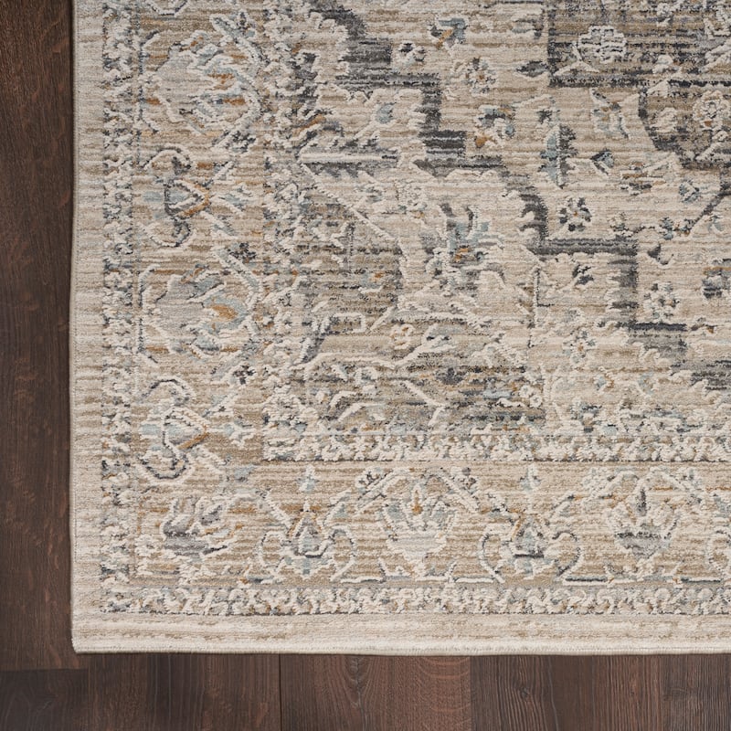 Nourison Nyle Boho Vintage Ivory Taupe Area Rug