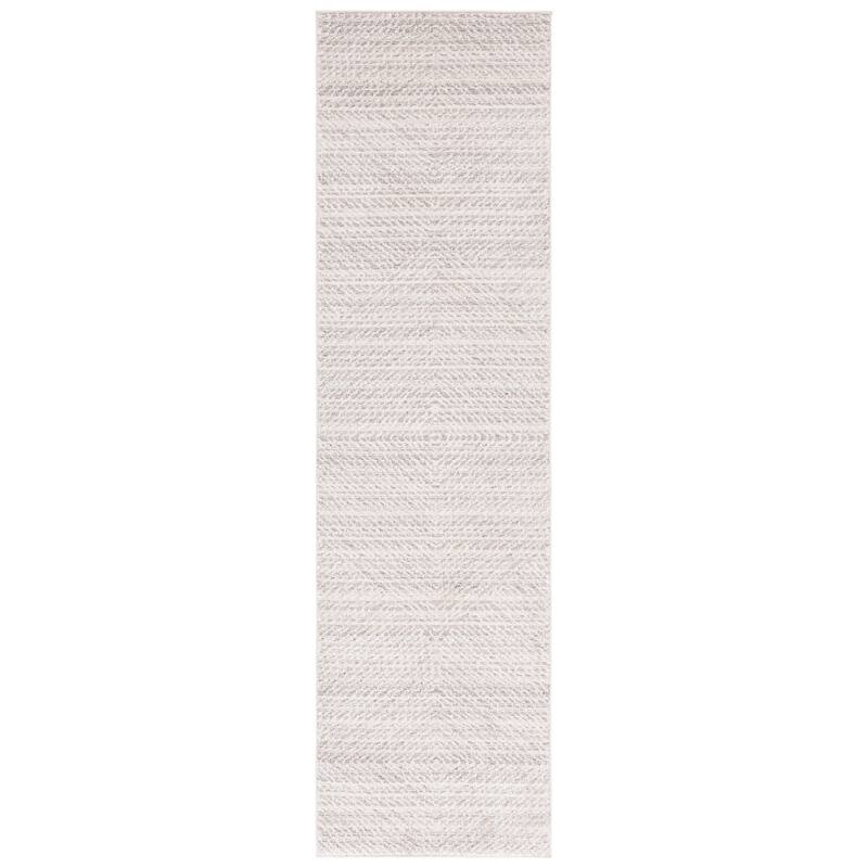 SAFAVIEH Jade Sharman Boho Geometric Diamond Rug - 2'2" x 8' Runner - Beige/Ivory