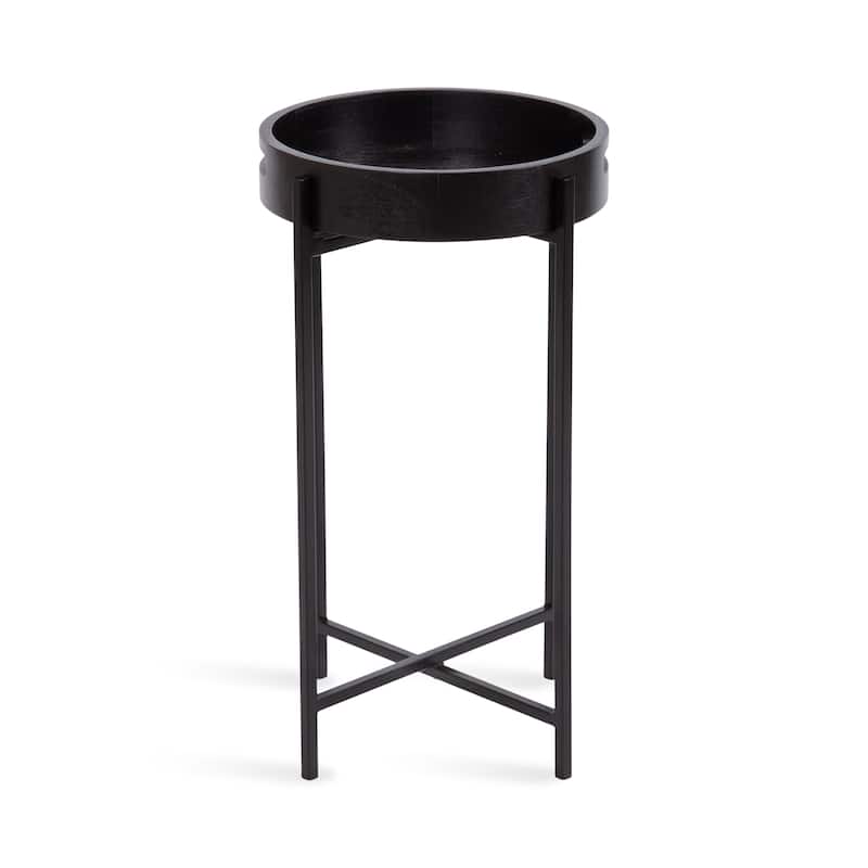 Kate and Laurel Smita Round Tray Table