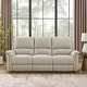 preview thumbnail 19 of 26, Hydeline Erindale Zero Gravity Power Recline and Headrest Top Grain Leather Sofa, Loveseat and Recliner with Built in USB Ports