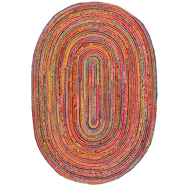 SAFAVIEH Handmade Cape Cod Marget Boho Coastal Jute Rug