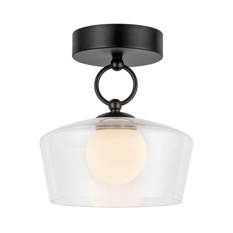 Alora Lighting SF443308-UNV Leota 8" Wide LED Semi-Flush Ceiling