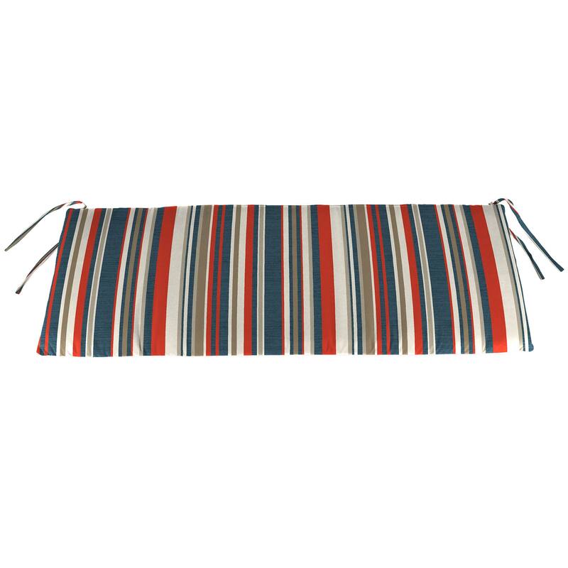 36" x 16" Outdoor Bench Cushion with Ties - 16'' L x 36'' W x 3'' H
