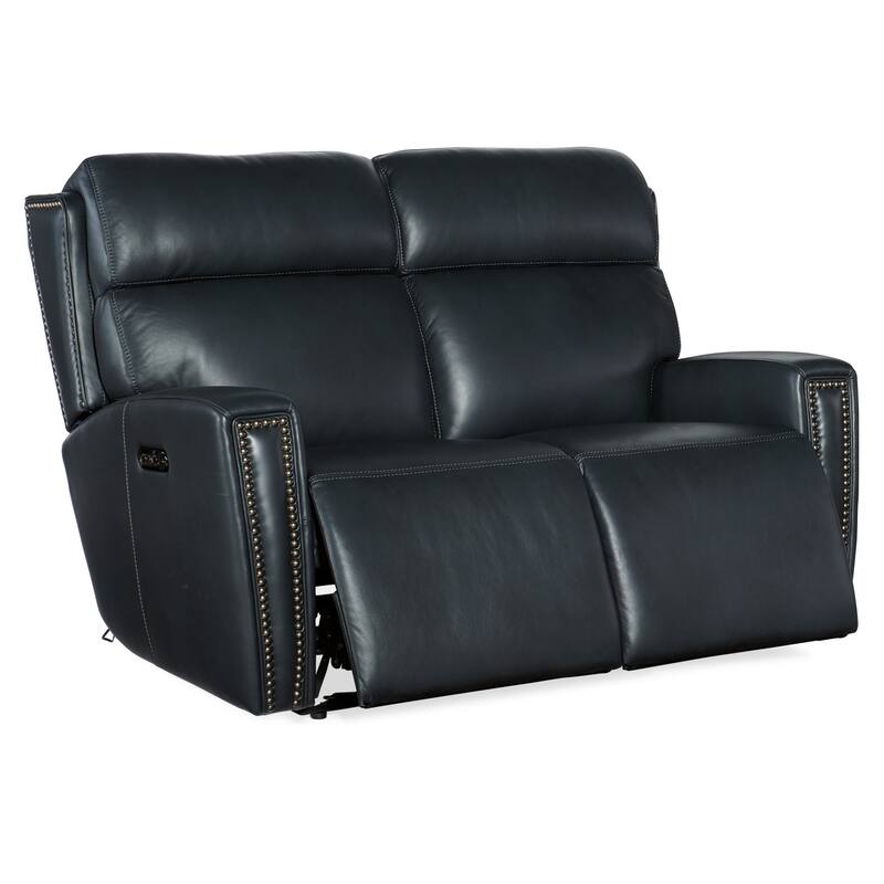 Hooker Furniture SS704-RUTHE-POWER-LOVESEAT Ruthe 59" Wide Leather