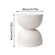 preview thumbnail 9 of 9, Lightweight Concrete Side Table with Speckled Design End Table Indoor Outdoor