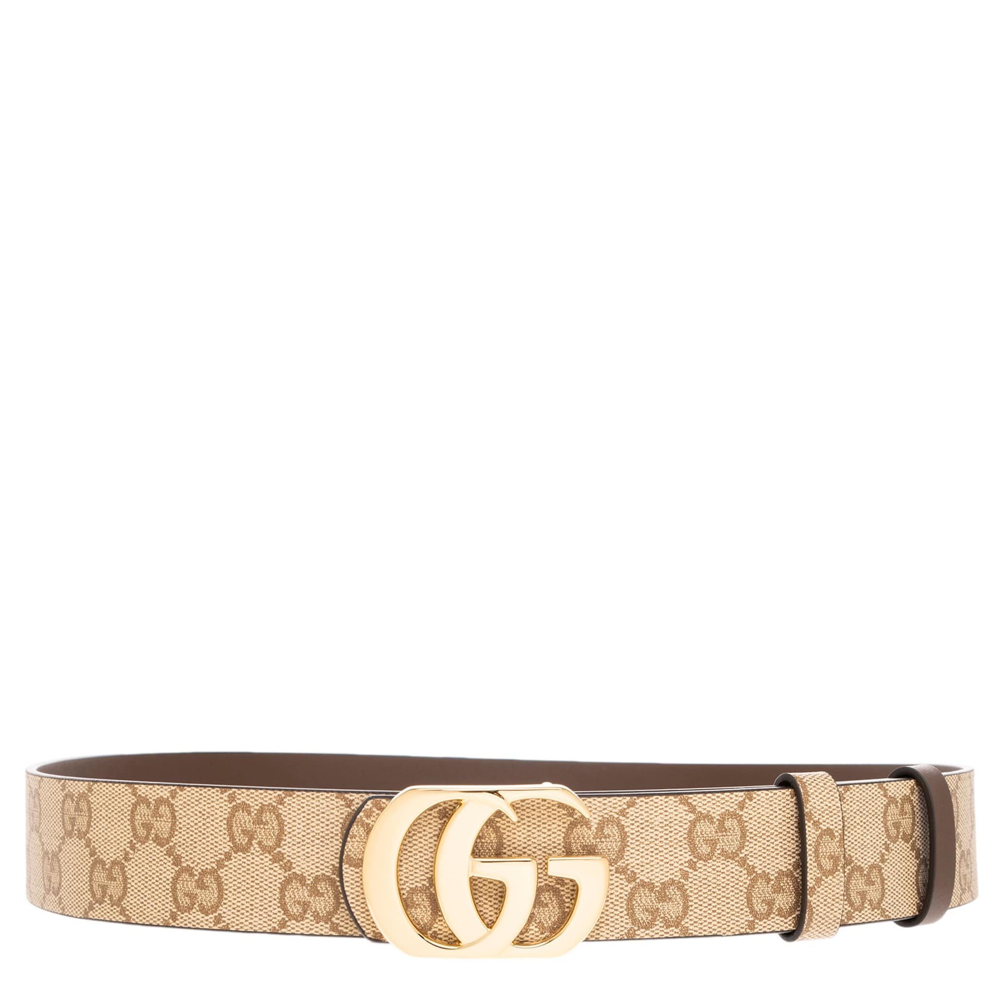 Gucci Men's Cut GG Marmont Reversible Belt 1.35" Wide