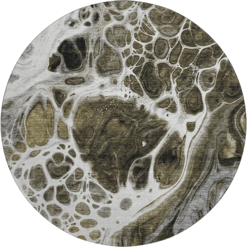 Premium Washable Super Soft Abstract Ink Mayfield Rug