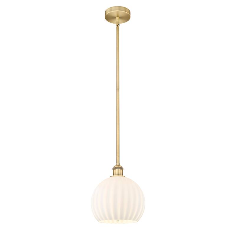 Innovations Lighting 616-1S 11 10 White Venetian Pendant White