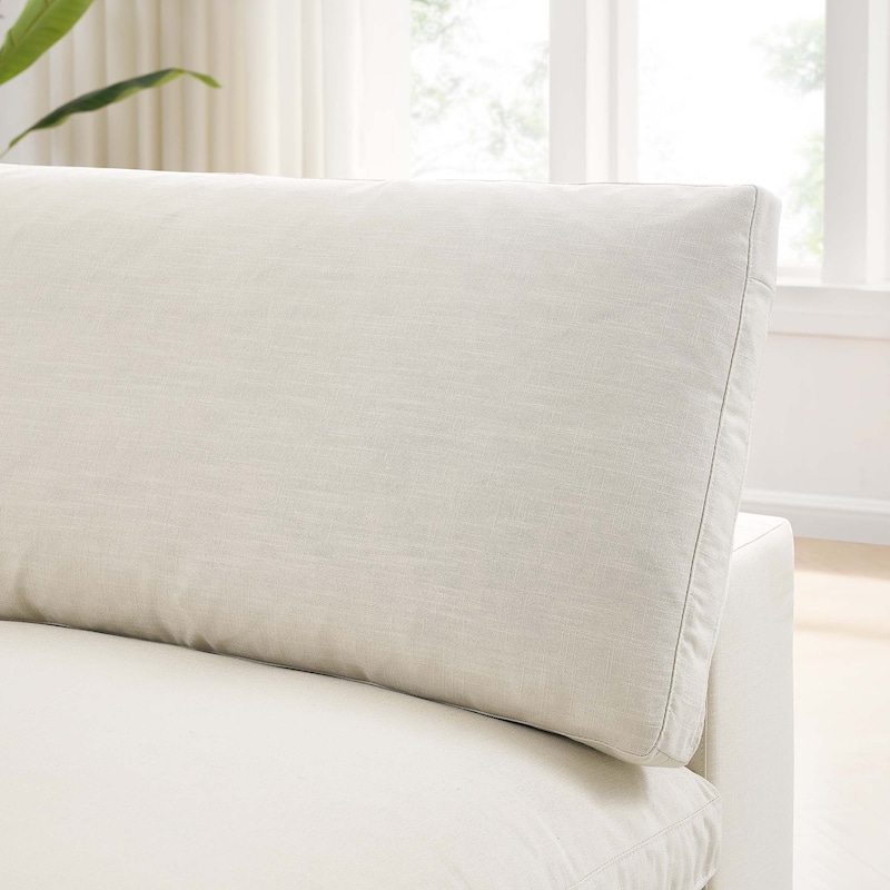 Commix Down Filled Overstuffed Armless Chair