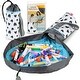 preview thumbnail 1 of 4, Creative QT SlideAway, Hearts Print, On-The-Go Mini Storage Bag and Table Top Play Mat
