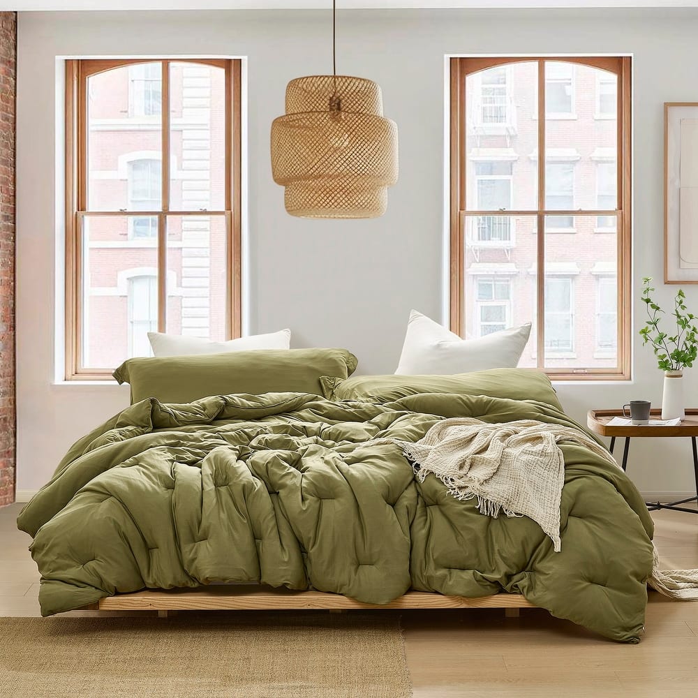 Summertime Thick® - Coma Inducer Oversized Comforter Set - Olive Drab