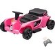 preview thumbnail 2 of 18, 24V 2 Seaters 4-Wheelers Electric Ride On Toy for Kids, Two Driver Modes + Remote Control Modes Pink