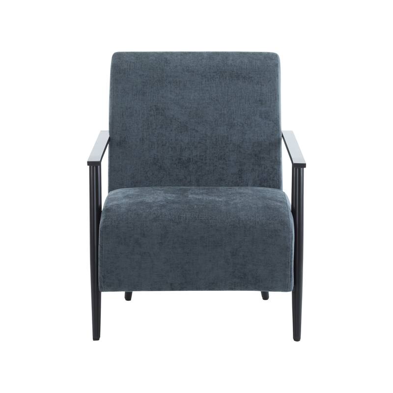 Polyester Lounge Chairs (Set of 2） with Sturdy Metal Frames, Ergonomic Design, and Space-Saving Profile