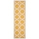 preview thumbnail 60 of 183, SAFAVIEH Handmade Cambridge Trudie Geometric Wool Rug 2'6" x 8' Runner - Gold/Ivory - Runner