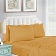preview thumbnail 2 of 103, ﻿Superior 1200 Thread Count Egyptian Cotton Solid Bed Sheet Set Full - Gold