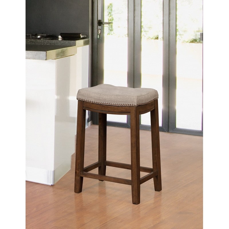 Rustic backless bar online stools