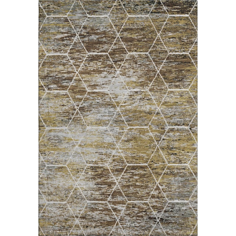 Premium Washable Super Soft Geo Abstract Mayfield Rug