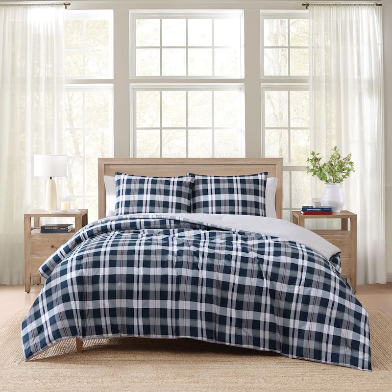 Tommy Hilfiger Dream Madras Cotton Blue Duvet Cover Set