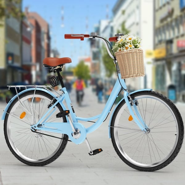 cruiser womens bicycle HBBC Women's Electric – Vanilla Brown | Huntington Beach wall balloon tires for a cushioned ride Firmstrong Siren Lady 7 Speed