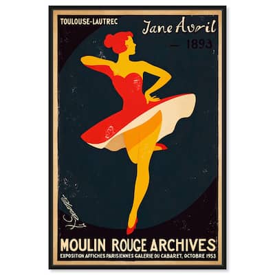 Moulin Rouge Canvas by Art Remedy