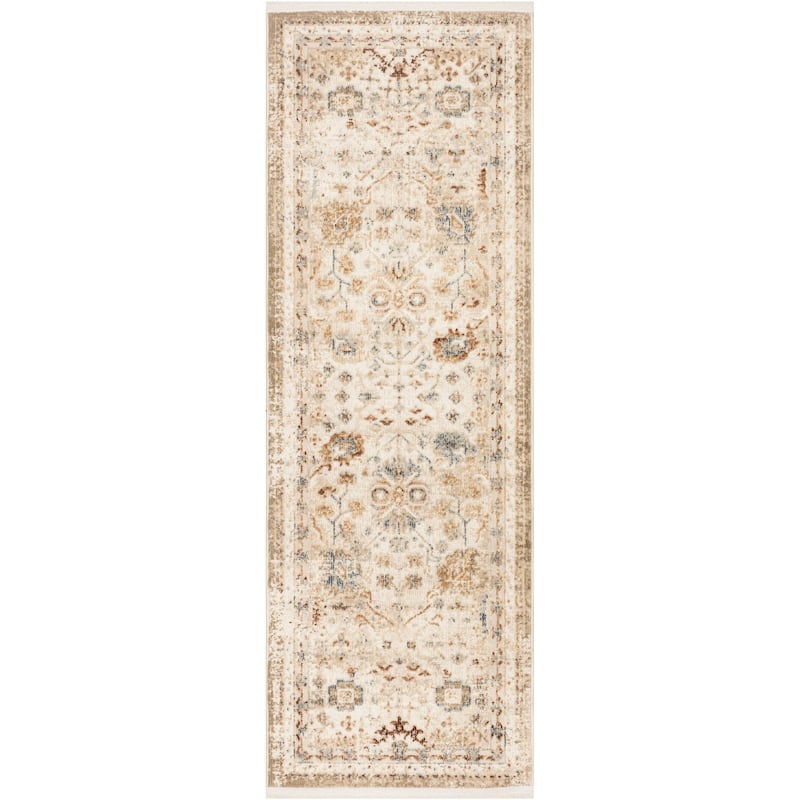 Nourison Pardis Indoor only Cream / Ivory Persian Area Rug