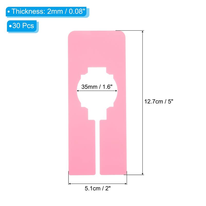 30pcs Clothes Divider, Clothing Rack Dividers Rectangle Separator