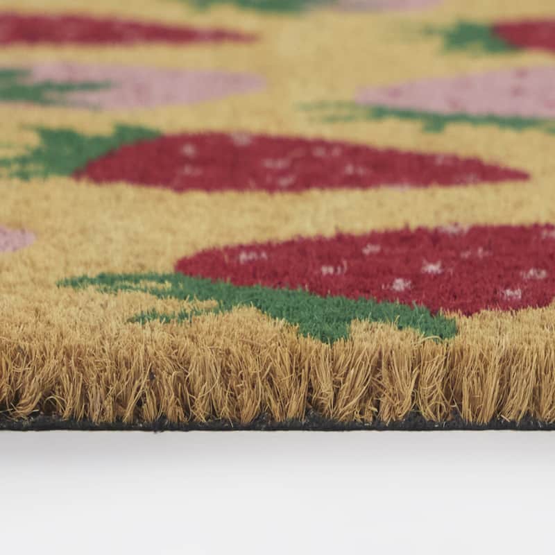 Strawberry Fruit 18" x 30" Doormat - 18" x 30"