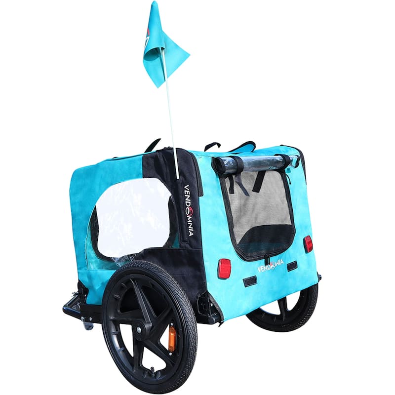 Outdoor Pet Jogging Stroller Foldable Dog Carriers Bicycle Trailer