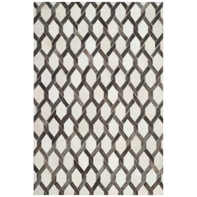 SAFAVIEH Handmade Studio Leather Tiana Modern Leather Rug