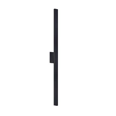 Justice Design Group Zarai ADA 60" LED Outdoor Wall Sconce - Matte Black Finish