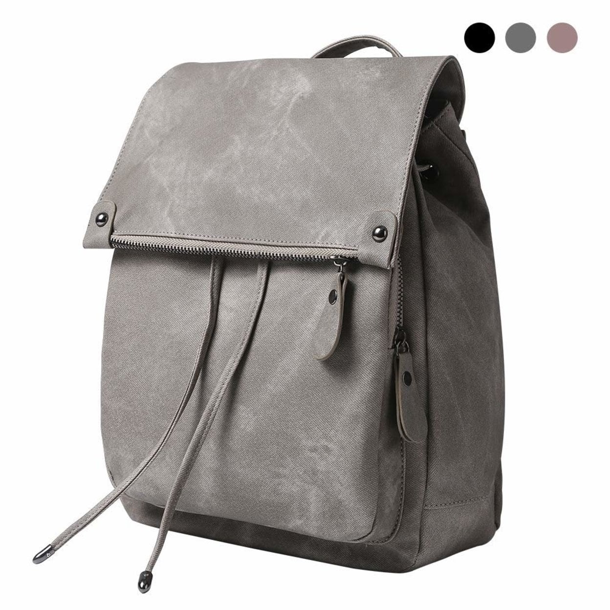 Ladies Girls PU Leather Handbag Shoulder Bag Two Colour Contrast Bag