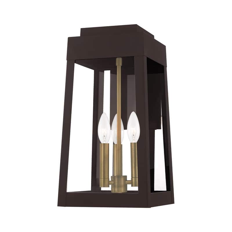Livex Lighting 3-Light Outdoor Wall Lantern, 20855
