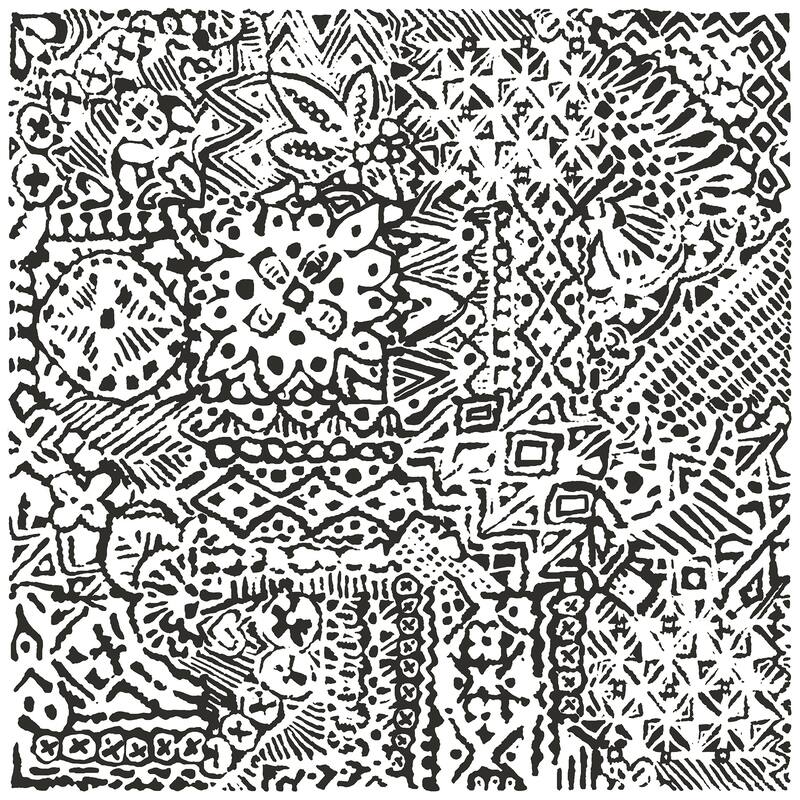 FloorPops Charcoal Reo Peel & Stick Floor Tiles