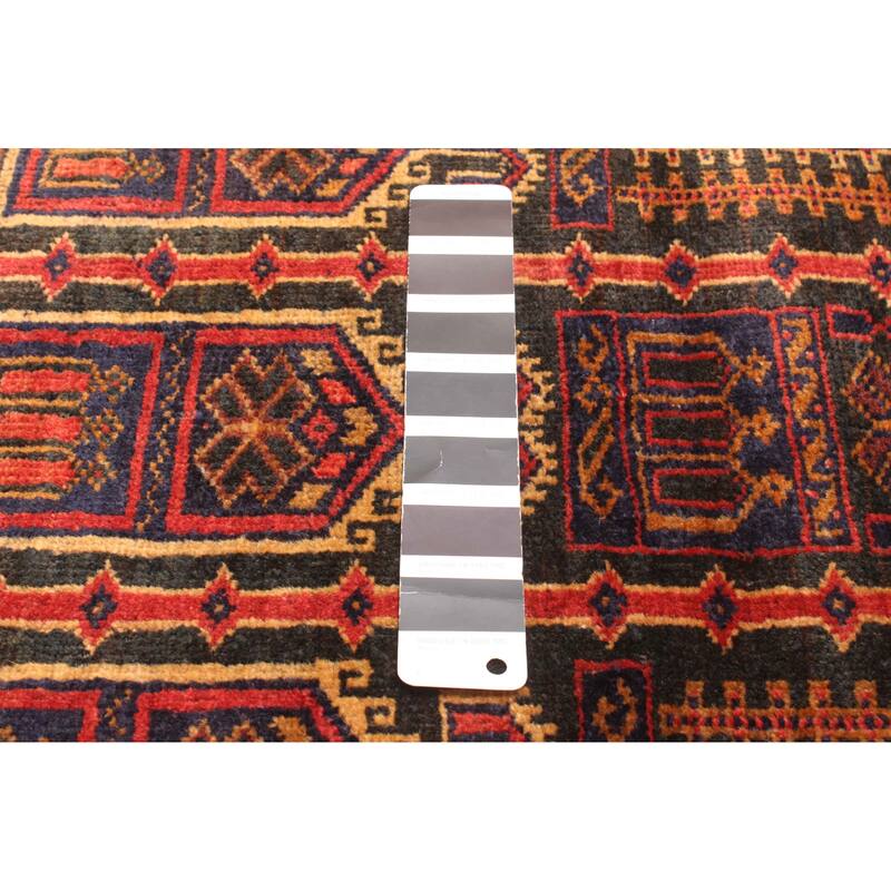 ECARPETGALLERY Hand-knotted Teimani Black Wool Rug - 2'9 x 4'8