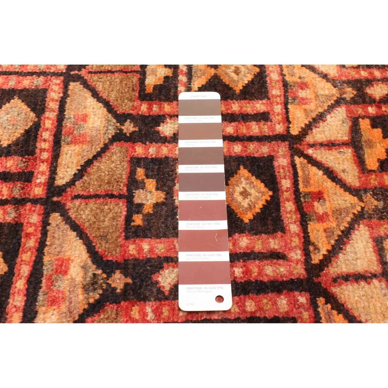 ECARPETGALLERY Hand-knotted Andelz Dark Brown Wool Rug - 3'10 x 5'8