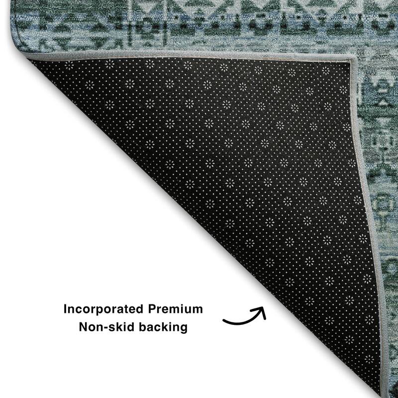 Premium Washable Super Soft Boho Stripes Mayfield Rug