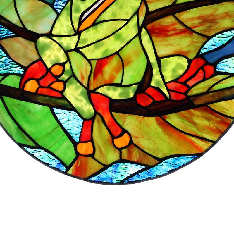 Savin Frog Tiffany Window Panel