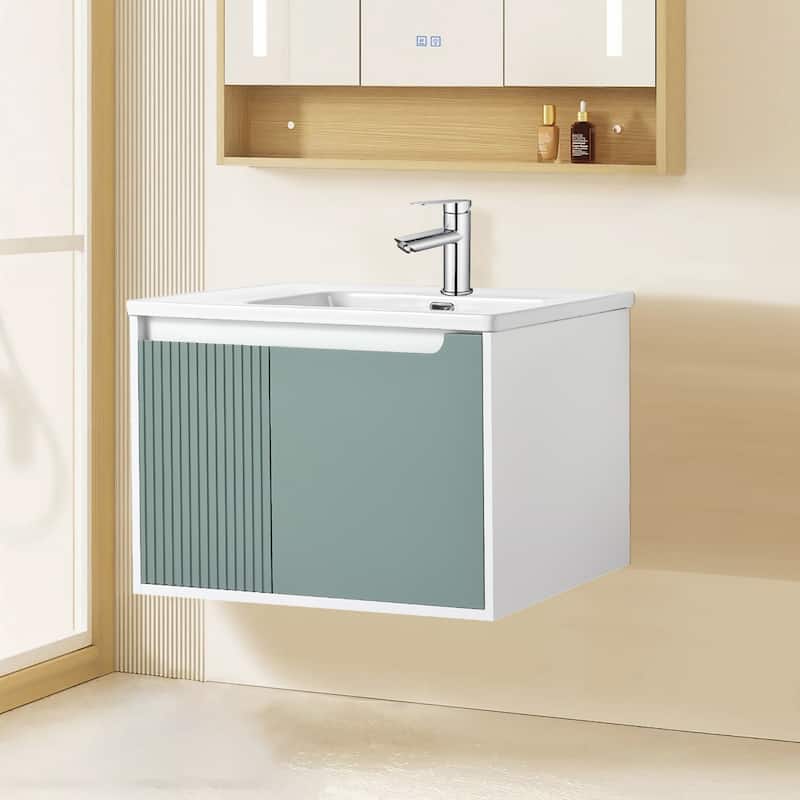 Topcraft Wall-Mounted Bathroom Vanity With Sink
