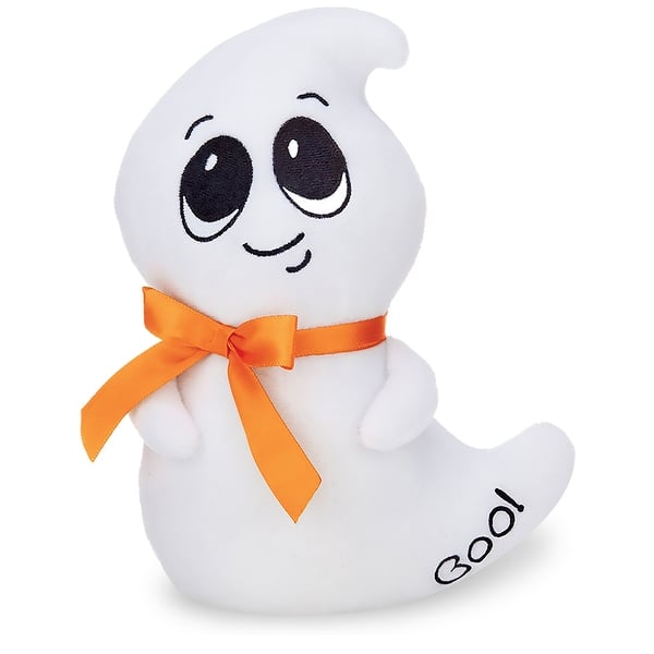 slide 2 of 6, Plush Stuffed Animal Halloween Swoop Ghost, 7 inches